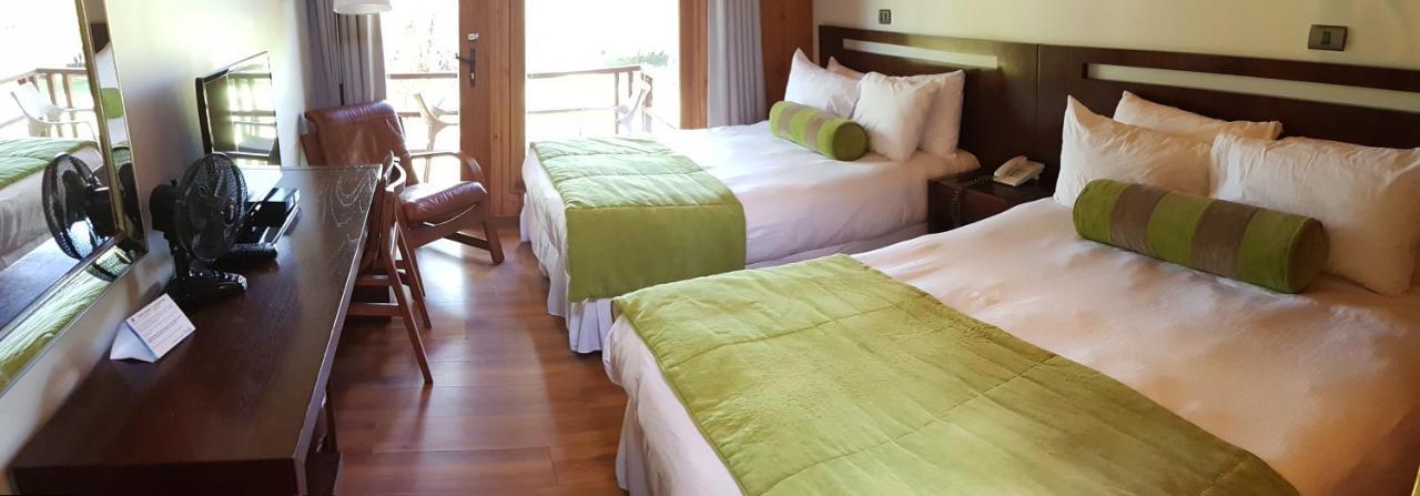 Los Ángeles Hotel Y Cabanas Las Mellizas - Caja Los Andes מראה חיצוני תמונה